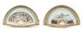 Two Victorian Style Framed Fans