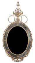 A George III Style Giltwood Mirror