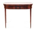 An American Mahogany Federal Card Table New England