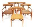 Five MidCentury Modern Chairs attributed to Robsjohn Gibbings