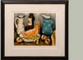 34 Still Life with Fruit Color Signed