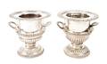A Pair of SheffieldPlate Wine Coolers Ellis Barker Silver Co Birmingham 20th Century