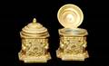 29 Gilded Bronze Neo Classical Style Inkwell