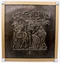 Modern Metal Plaque of Crucifixion