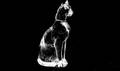 1 Baccarat Crystal Cat