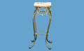 21 Victorian Marble Top Brass Plant Stand