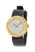 An 18 Karat Yellow Gold and Diamond Watch Bueche Girod