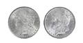 Two Carson City Silver Dollars