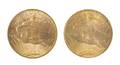 Two 20 Gold Saint Gaudens Double Eagle Coins