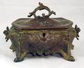 13 French Gilt Bronze Jewelry Casket