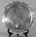 33 Large Sterling Circular Tray
