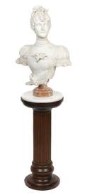 A Marble Bust of a Lady