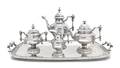 A German Silver Tea and Coffee Service