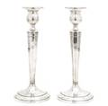 A Pair of American Silver Candlesticks