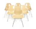 Six Charles and Ray Eames Chairs