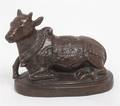 A Bronze Figure of a Bull