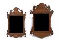 A Near Pair of Chippendale Style Mahogany Mirrors