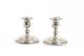 A Pair of American Silver Candlesticks