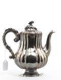 A George IV Silver Teapot William Eley II London 1826