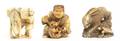 A Group of Three Netsuke