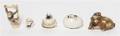 Five Japanese Carved Ivory Articles