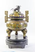 A Cloisonne Lidded Censer