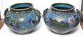 A Pair of Cloisonne Enamel Pots