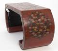 A Chinese Red Lacquer Miniature Lute Table