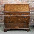 A Louis XV XVI Transitional Style Marquetry Inlaid Rosewood Ladys Writing Desk