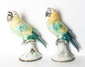 A Pair of Goldscheider Porcelain Ornithological Figures