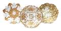 Three Meissen Gilt Decorated Porcelain Dishes