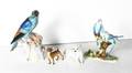 A Collection of Four Porcelain Animal Figures