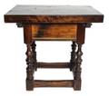 A Continental Walnut Tavern Table