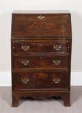 An American Mahogany Diminutive Slant Front Desk