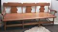 An American Maple Triple Back Settee