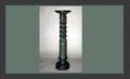 79 Green Marble Twist Column Pedestal