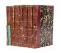 A Collection of Decorative Red Leather Bound Books
