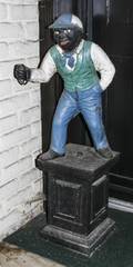 A Cast Iron Lawn Jockey