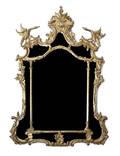 A Chinese Chippendale Style Giltwood Pier Mirror