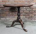 A Queen Anne Style Mahogany TiltTop Tea Table