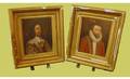 68 Pair of English School Oil on Panel Paintings