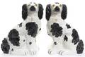 A Pair of Staffordshire Spaniels