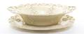 A Leeds Creamware Bowl and Underplate