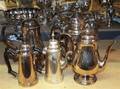 Five SilverPlate Teapots