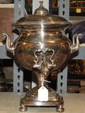 An English SilverPlate Tea Urn
