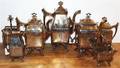 An American Aesthetic SilverPlate Tea and Coffee Service Reed  Barton Taunton MA 19th century