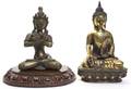 Two Bronze Figures of Deities