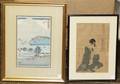 Two Japanese Woodblock Prints