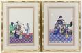 A Pair of Chinese Paintings on Pith