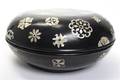 A Japanese Lacquer MotherofPearl Inlaid Covered Box